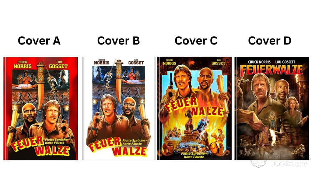 „Feuerwalze“ in 3 Blu-ray Mediabooks ab Januar 2026 – Update2