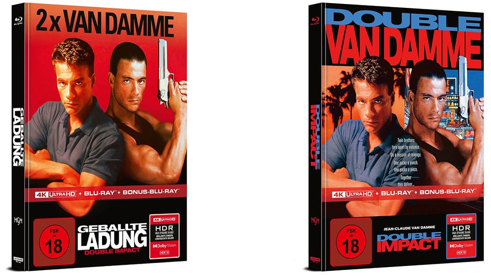 „Double Impact“ in 4K Mediabooks ab Dezember 2025 – Update