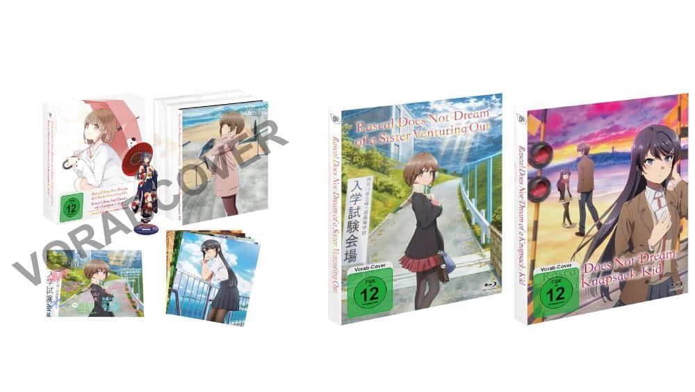 „Rascal Does Not Dream of …“ Movie #2 + Movie #3 Limited Edition & Digipaks auf Blu-ray ab Dezember 2025 – Update