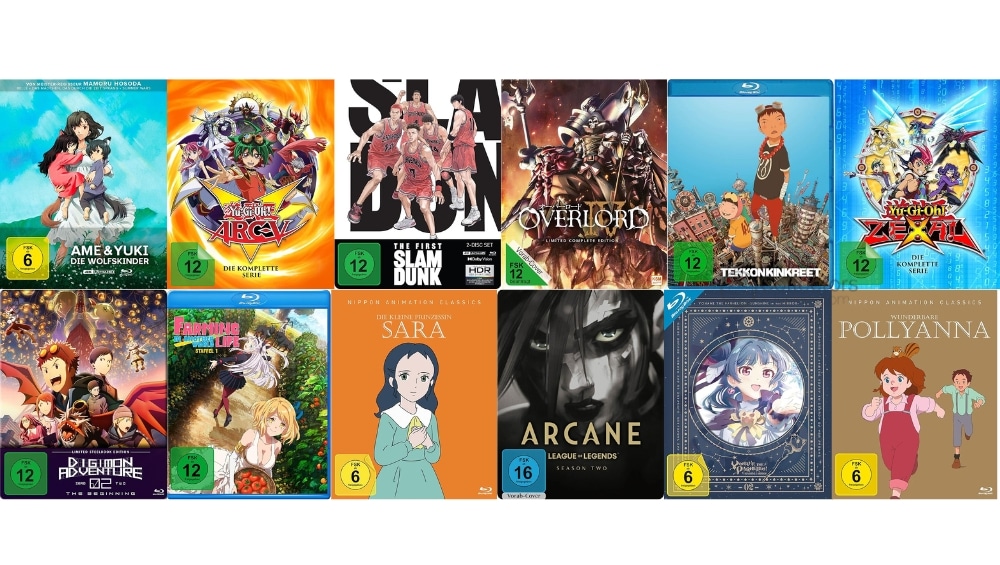Anime-Filme & -Serien auf 4K UHD, Blu-ray & DVD bei Amazon reduziert