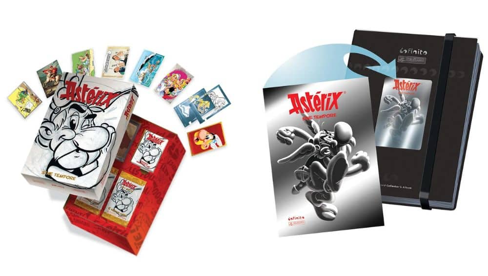 Asterix Trading Card Treasure Box „infinito“ & Deluxe Album