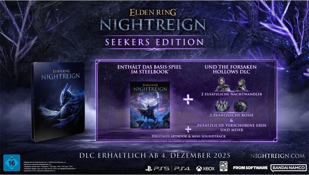 „Elden Ring Nightreign“ Seekers Edition für die Playstation 5/4 für je 29,99€