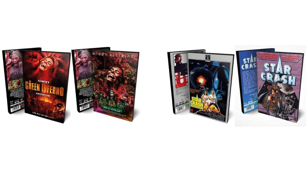 „Green Inferno“ & „Star Crash“ jeweils in 2 Blu-ray Hartboxen ab Dezember 2025