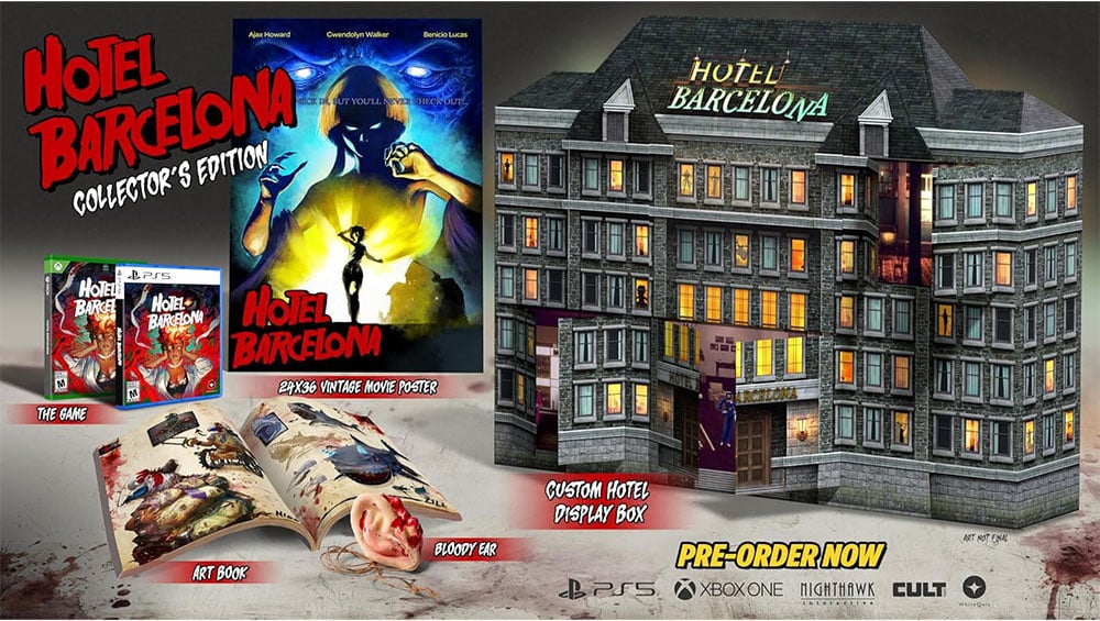 „Hotel Barcelona“ Collectors Edition für die Playstation 5 & Xbox Series X ab April 2026