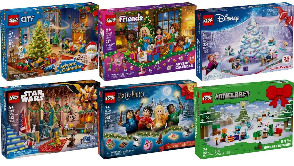 LEGO Adventskalender 2025 – Star Wars, Harry Potter, Frozen, Minecraft, Friends & City
