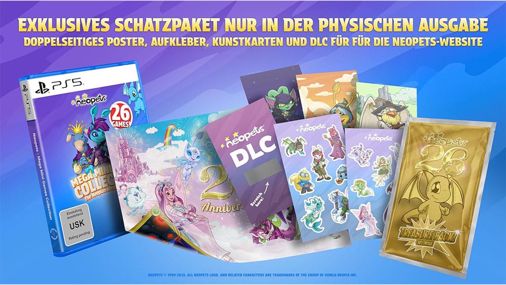 „Neopets – Mega Mini Games Collection“ für die Playstation 5 & Nintendo Switch ab März 2026 – Update