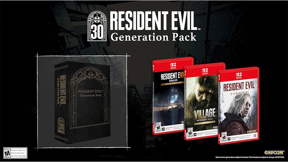 „Resident Evil Generation Pack“ Nintendo Switch 2 & Playstation 5 ab Februar 2026