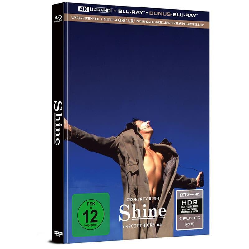 „Shine – Der Weg ins Licht“ im 4K Mediabook & Standard Varianten auf Blu-ray & DVD ab Dezember 2025 – Update