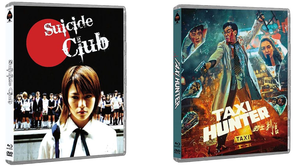 „Taxi Hunter“ & „Suicide Club“ jeweils im Blu-ray Scanavo Case ab November 2025