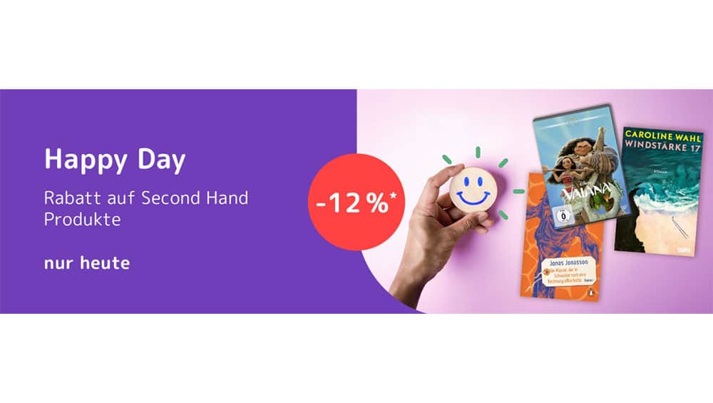 12% Rabatt auf gebrauchte Ware bei Medimops ab 20€ Mindestbestellwert