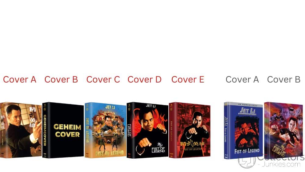 „Fist of Legend“ ab 2025 in mehreren 4K Mediabooks – Update