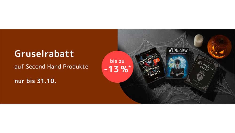 Bis zu 13% Rabatt auf gebrauchte Ware bei Medimops ab 21€ Mindestbestellwert