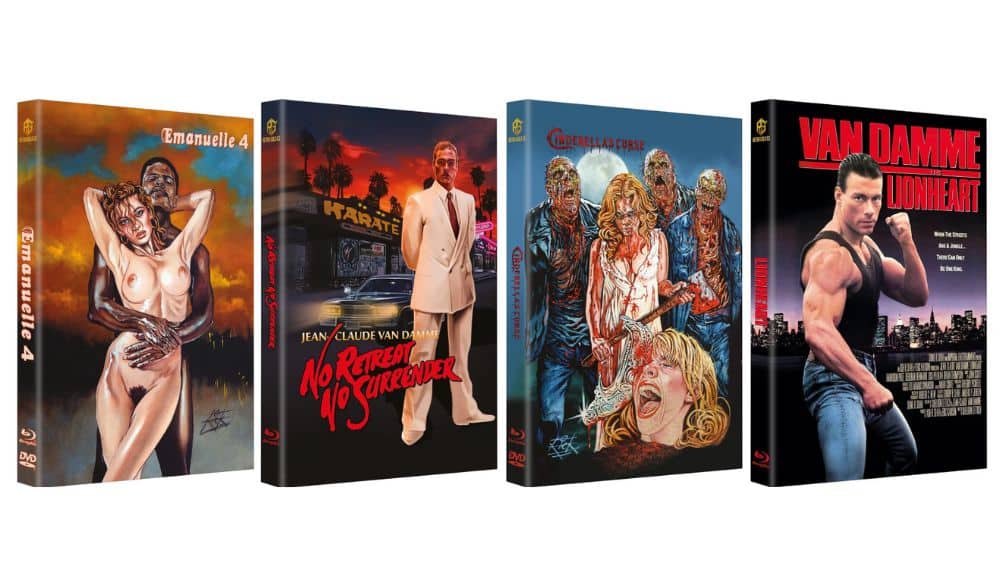 „Cinderella’s Curse“, „Emanuelle 4“, „Karate Tiger“ & „Leon“ jeweils als Blu-ray Hartbox ab Oktober 2025 – Update2