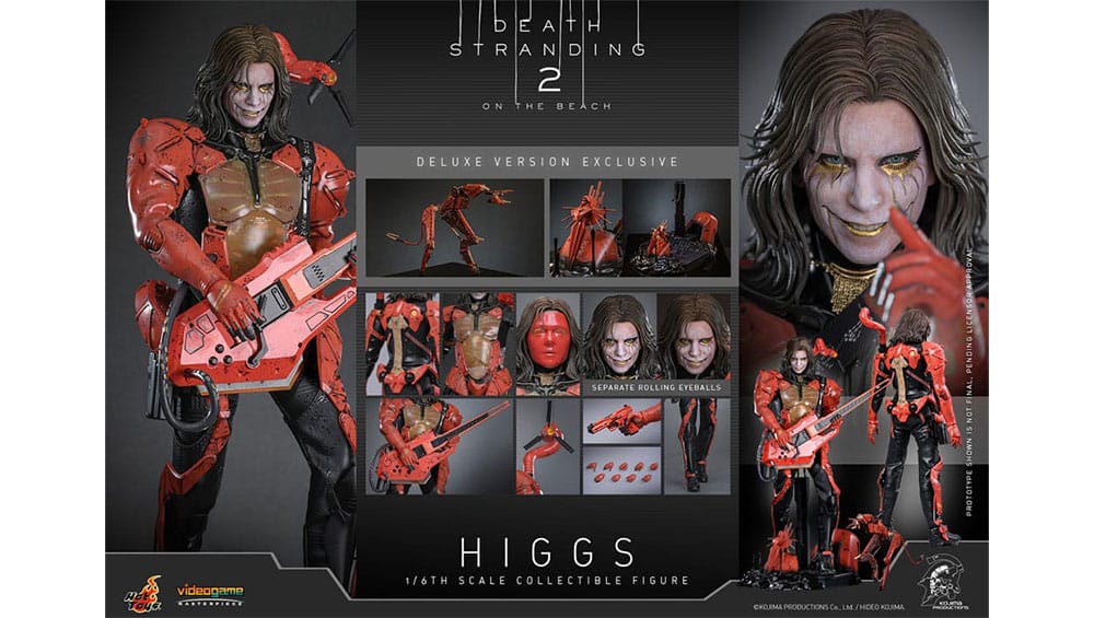 Death Stranding 2: On the Beach „Higgs“ 1/6 Masterpiece Actionfigur von Hot Toys