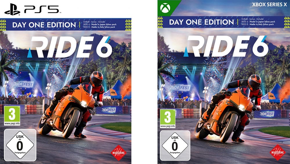 „RIDE 6“ D1 Edition für die Playstation 5 & Xbox Series X ab Februar 2026