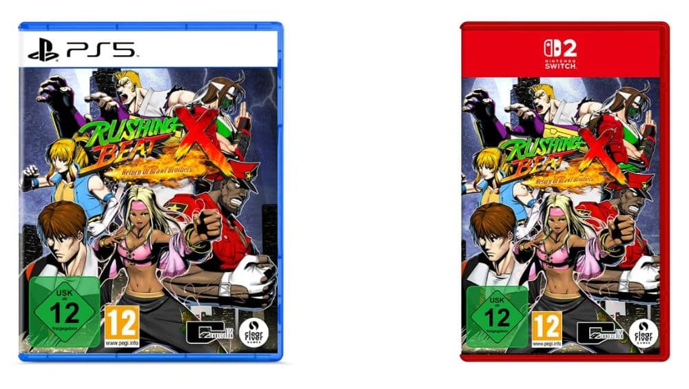 „Rushing Beat X: Return of the Brawl Brothers“ Standard Variante & Steelbook Edition ab März 2026