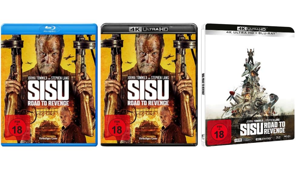 „Sisu: Road to Revenge“ im 4K Steelbook & Standard Varianten ab 1. Quartal 2026 – Update2