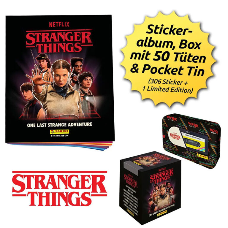 Stranger Things One Last Strange Adventure Sticker Collection