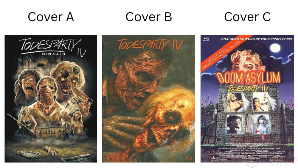 „Todesparty IV – Doom Asylum“ in Blu-ray Mediabooks ab Januar 2026