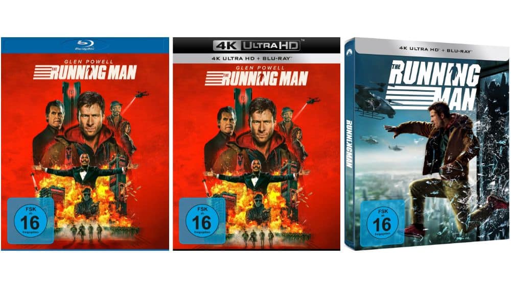 „The Running Man“ im 4K Steelbook & Standard Varianten ab 1. Quartal 2026