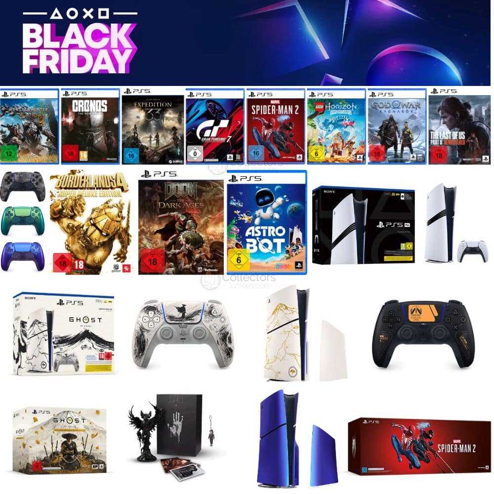 Reduzierte Playstation Spiele, Controller & Konsolen zum Black Friday – Update2