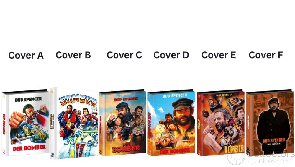 „Der Bomber“ in mehreren Blu-ray Mediabooks ab 2025 – Update