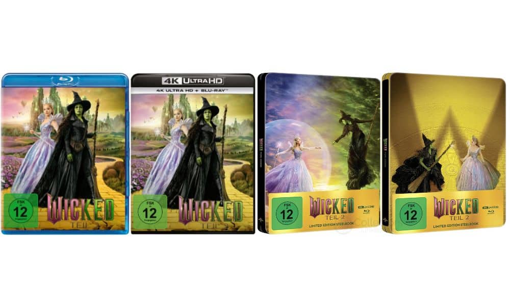 „Wicked: Teil 2“ in 4K Steelbooks & Standard Varianten ab 1. Quartal 2026 – Update4