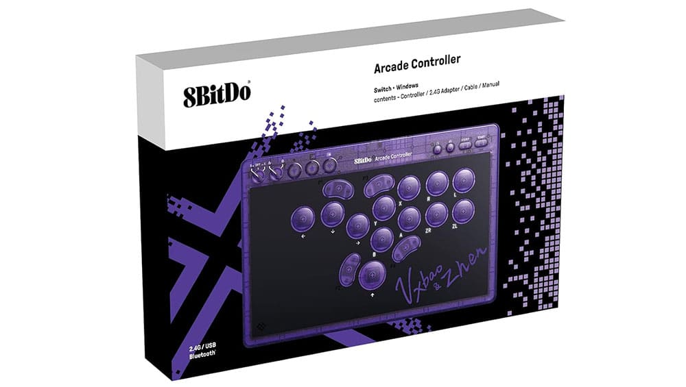 „8BitDo All-Button Arcade Controller“ für Switch & Windows ab März 2026