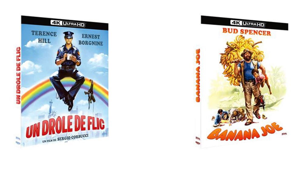„Der Supercop“ & „Banana Joe“ auf 4K UHD ab Januar 2026 (FR)