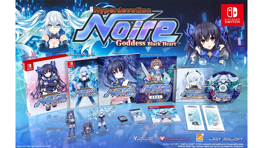 „Hyperdevotion Noire: Goddess Black Heart“ Limited Edition & Standard Variante für Nintendo Switch ab März 2026