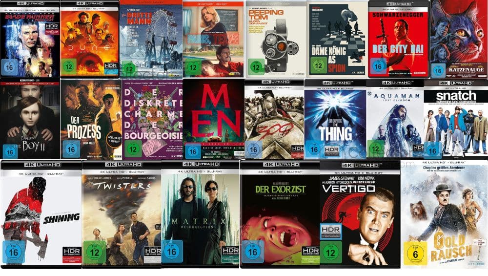 3 4K UHDs für 50€ – Auswahl aus über 100 Titeln