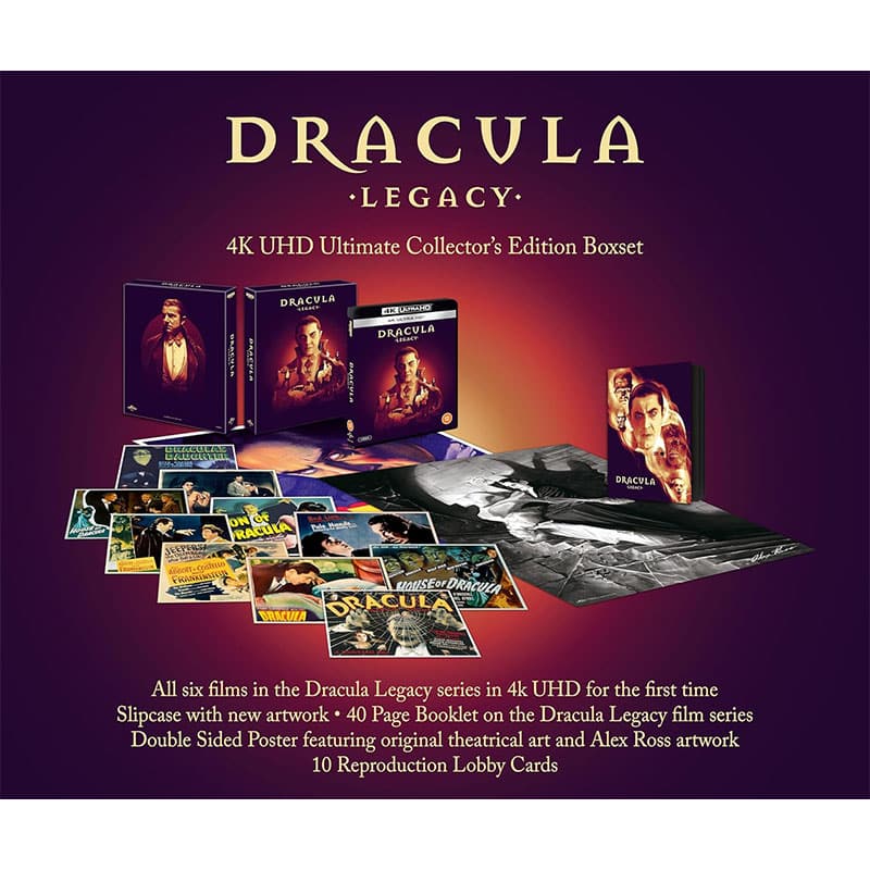 „Dracula: Ultimate Legacy Collection“ auf 4K UHD ab März 2026 (UK)