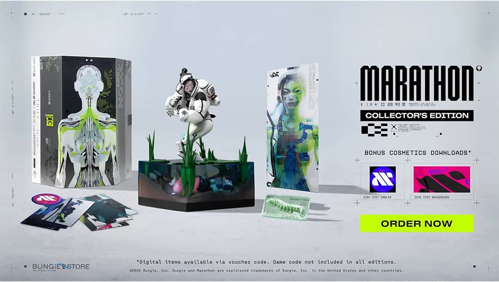 „Marathon“ Collectors Edition, Standard Variante & Deluxe Edition für Playstation 5, Xbox Series X & PC ab März 2026