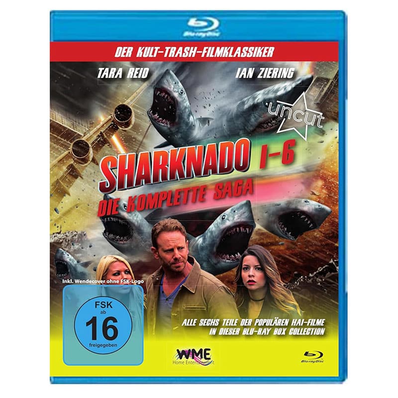 „Sharknado 1-6“ auf Blu-ray für 15€
