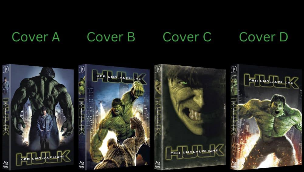 „Der unglaubliche Hulk“ in 4K Mediabooks ab Februar 2026 – Update