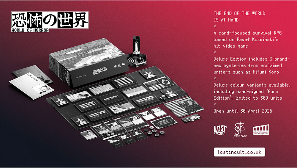 „World of Horror: The Board Game „Standard Variante & Deluxe Edition