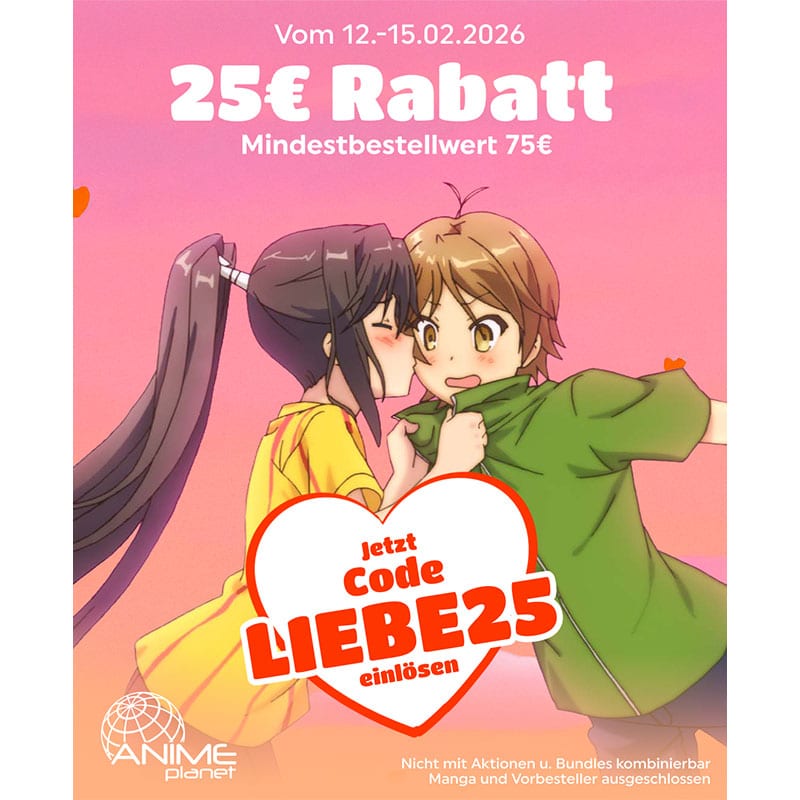 25€ Rabatt ab 75€ Mindestbestellwert bei Anime Planet