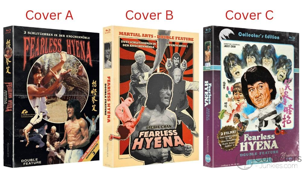 „Fearless Hyena“ im Double Feature in 3 Blu-ray Mediabooks ab Februar 2026
