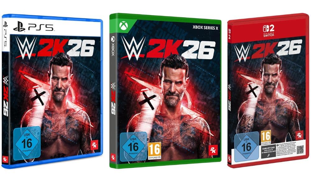 „WWE 2K26“ verschiedene Varianten für Konsolen & PC ab März 2026