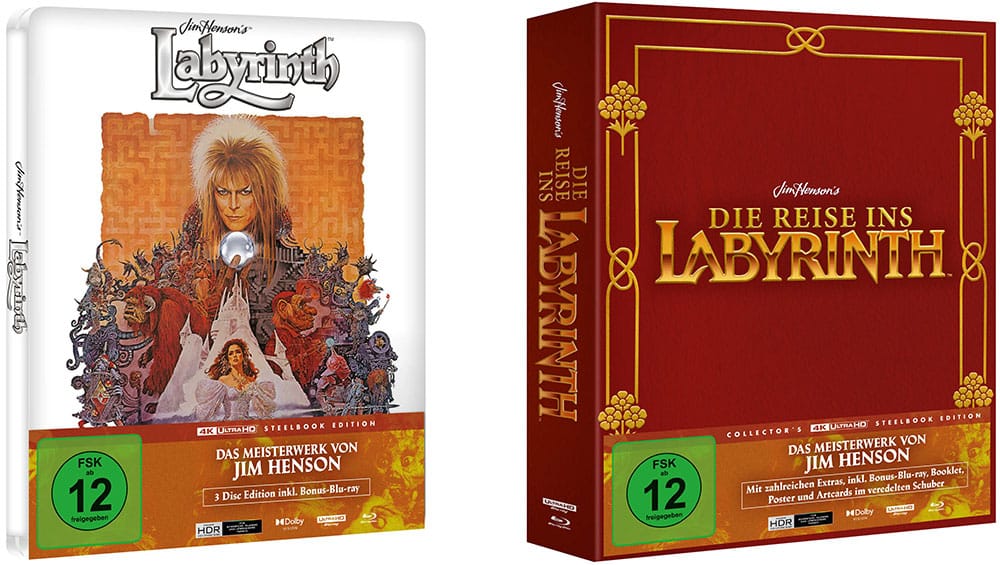 „Die Reise ins Labyrinth (1986)“ 4K Steelbook & Collectors Edition ab 2. Quartal 2026 – Update