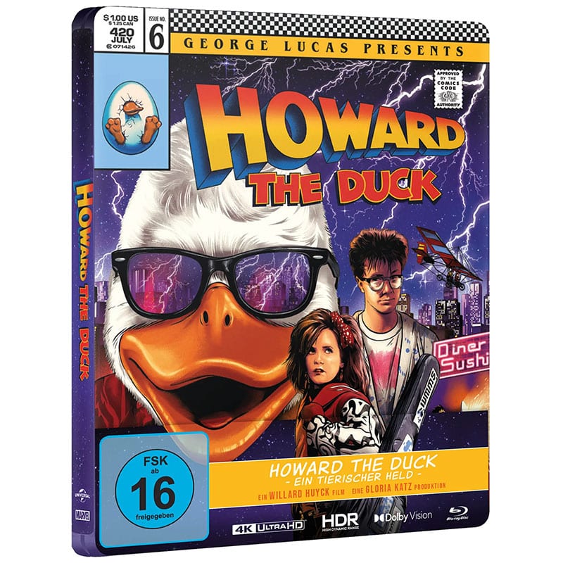„Howard the Duck“ demnächst im 4K Steelbook – Update