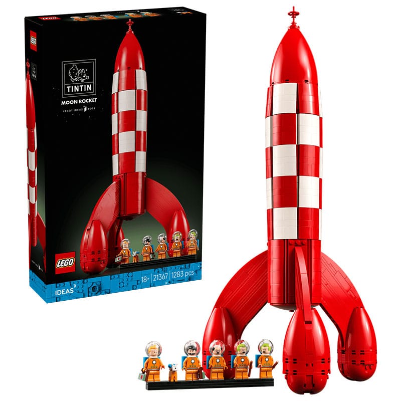 LEGO Ideas „Die Mondrakete von Tintin“ ab April 2026