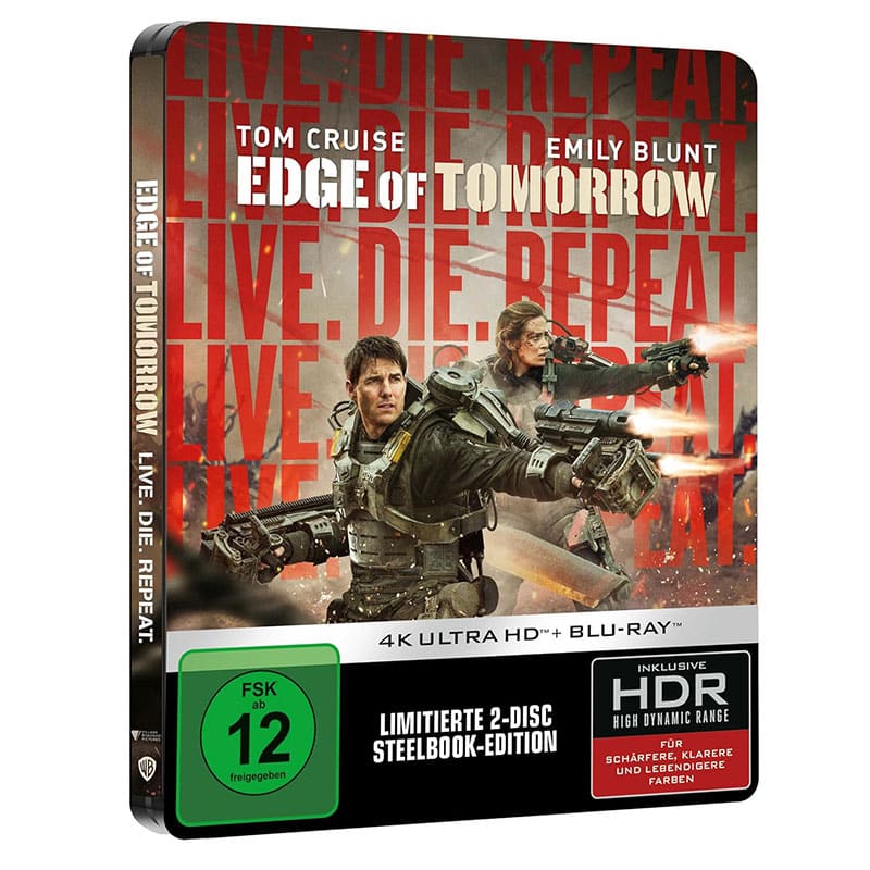 „Live Die Repeat – Edge of Tomorrow“ im 4K Steelbook (Neuauflage) ab 2. Quartal 2026 – Update2