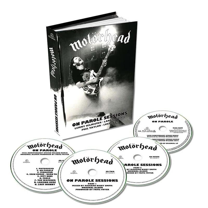 „Motörhead: On Parole Sessions (Steven Wilson Remix & Atmos Remix)“ auf CD und Blu-ray Audio ab April 2026
