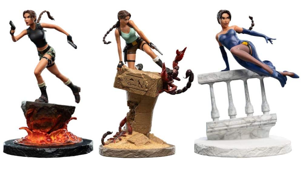Tomb Raider Mini Statuen: „Lara Croft: The Sanctuary of Flame“, „Lara Croft: The Ruins of Revelation“ & „Lara Croft: A Deal at the Opera“ ab 1. Quartal 2026 von Weta