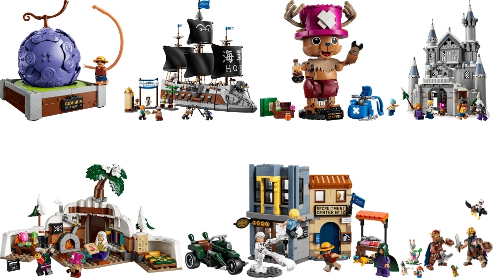 LEGO One Piece „Gum-Gum-Frucht“, „Tony Tony Chopper“ und weitere Sets ab ab August 2026