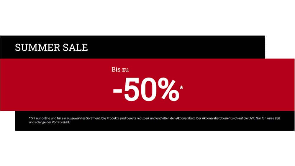 Bis zu 50% Rabatt im Summer Sale bei EMP