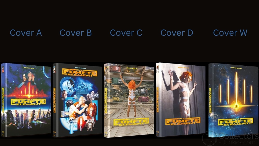 „Das fünfte Element“ in mehreren 4K Mediabooks ab Juli 2026