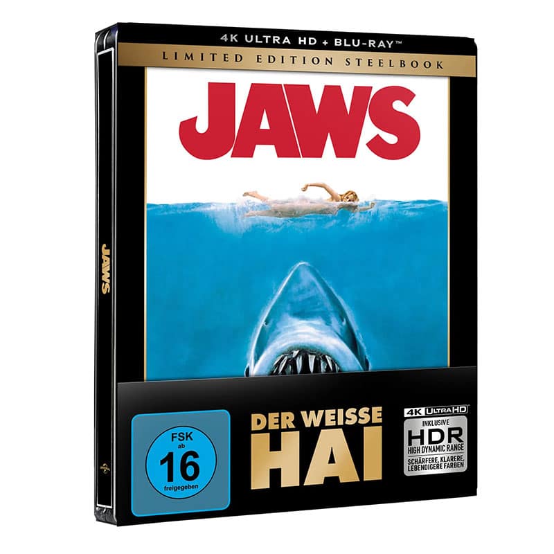„Der weisse Hai“ im 4K Steelbook (Theatrical Poster Edition) ab 2. Quartal 2026 – Update