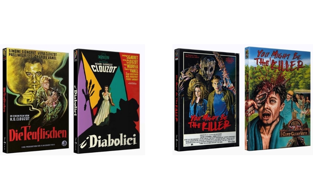 „Die Teuflischen“ & „You Might Be The Killer“ jeweils in 2 Blu-ray Hartboxen ab Juni 2026